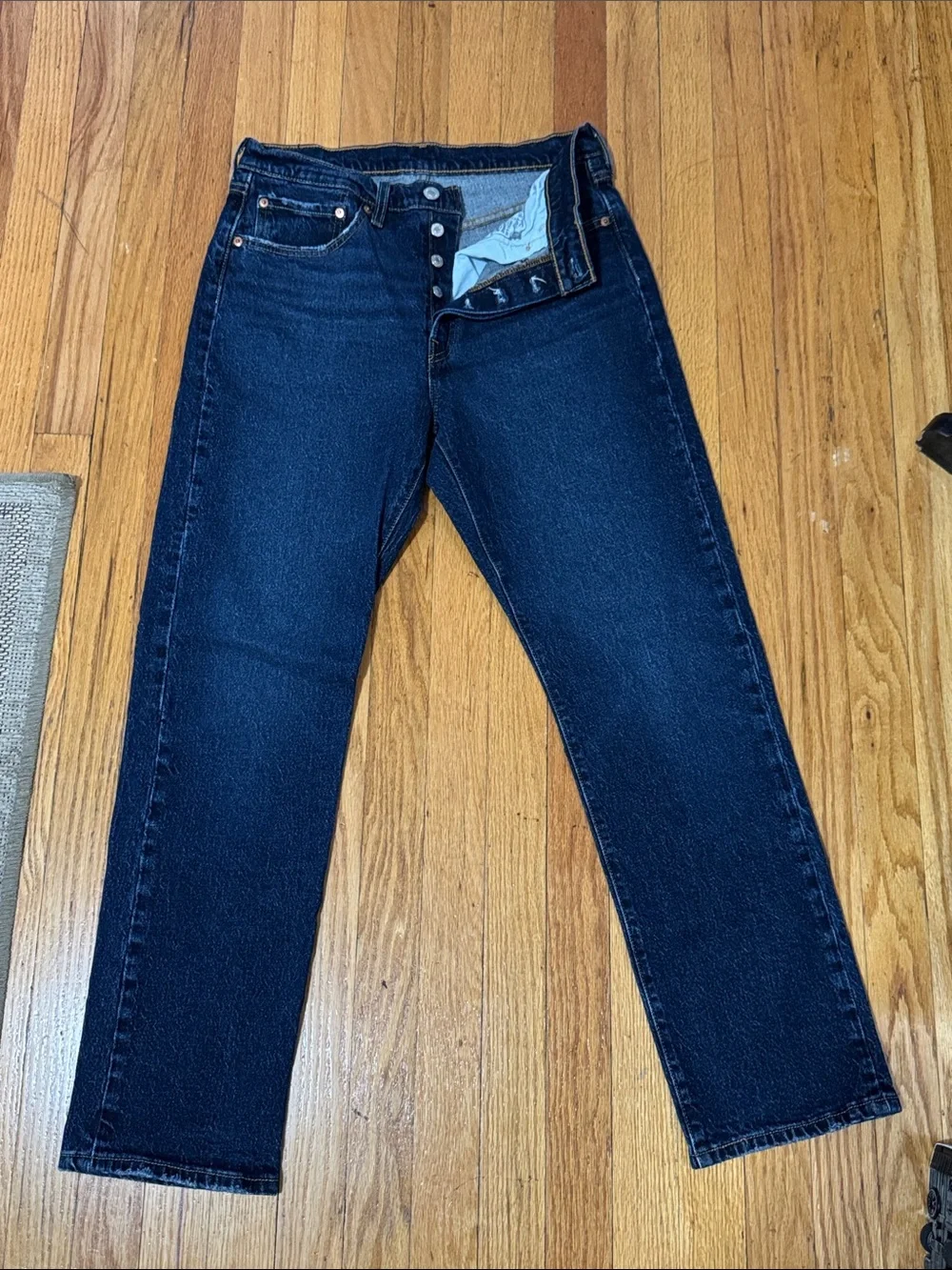 Levi's 501 Men's Dark Indigo Straight Jeans size W30 L30